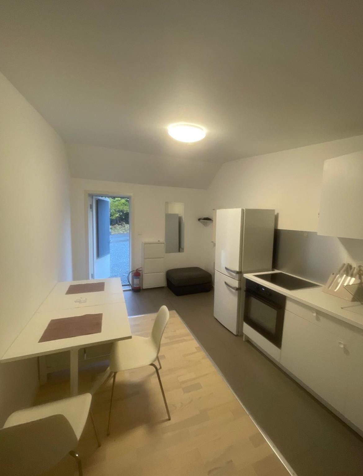 Apartment Porsgrunn med Hybel kjøkken utenom vann ikke bad og Wc Eksteriør bilde
